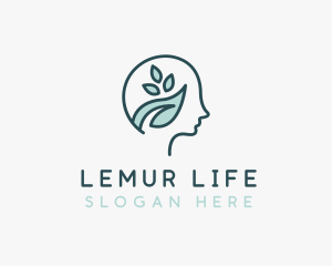 Leaf Brain Psychiatrist  logo design