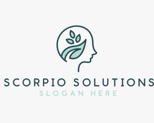 Natural Brain Psychiatrist  logo design