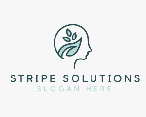 Natural Brain Psychiatrist  logo design