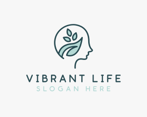 Natural Brain Psychiatrist  logo design