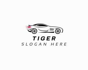 Sports Car - Fast Sports Car Transport logo design