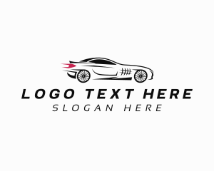 Fast Sports Car Transport Logo