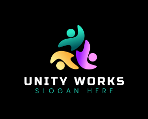 Collaboration - Crowdsourcing Community People logo design