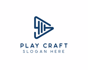 Generic Play Button logo design