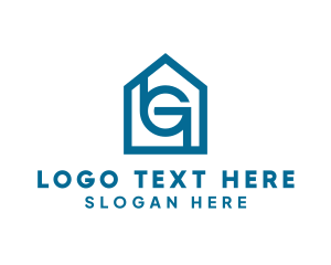 Village - Housing Engineer Letter G logo design