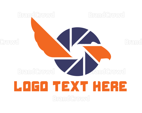 Bird Camera Shutter Logo