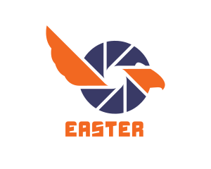 Pilot - Bird Camera Shutter logo design