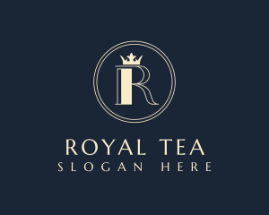 Royal Crown Business Letter R logo design