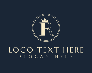 Royal Crown Business Letter R Logo