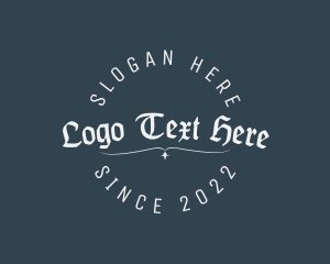 Style - Gothic Traditional Brand logo design