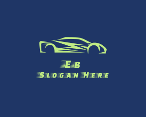 Fast Race Car Vehicle Logo