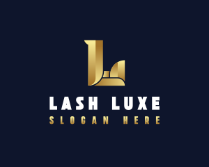 Luxury Premium Letter L logo design