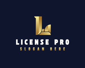 Luxury Premium Letter L logo design