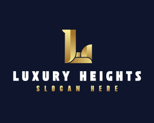 Luxury Premium Letter L logo design