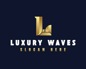 Luxury Premium Letter L logo design