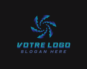 Spiral Blade Vortex Logo