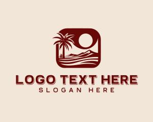 Travel Agency Desert logo design