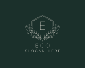 Decor - Hexagon Wellness Wreath logo design