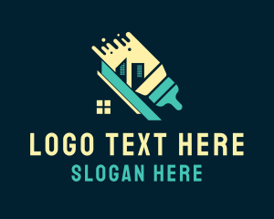 Tools - House Building Painting logo design