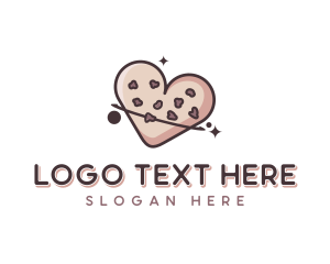 Baking - Sweet Heart Cookie logo design