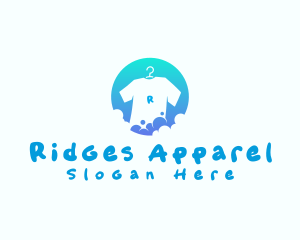 Shirt Cleaning Laundry logo design