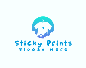 Shirt Cleaning Laundry logo design