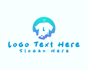 Shirt Cleaning Laundry Logo