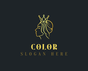Hair - Golden Crown Girl logo design
