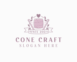 Handicraft Crochet Knitting logo design