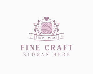 Handicraft Crochet Knitting logo design