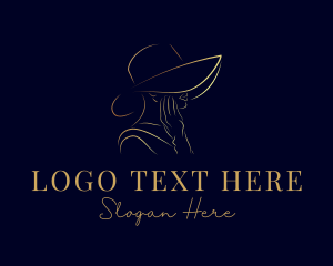 Hat - Feminine Luxury Boutique logo design