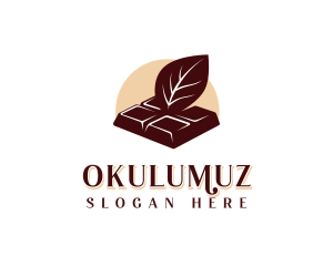 Nougat - Organic Chocolate Bar Candy logo design