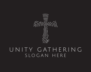 Congregation - Religious Cross Thumbmark logo design