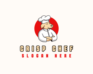 Chef Dog Cooking logo design