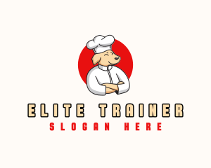 Chef Dog Cooking logo design