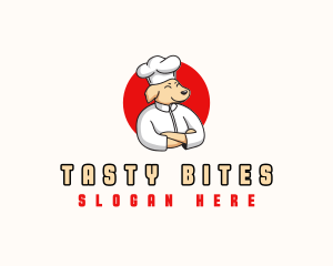 Canine - Chef Dog Cooking logo design