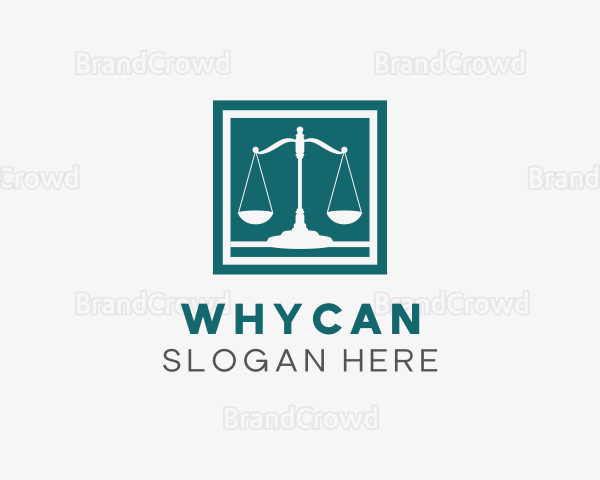 Justice Scale Court Logo
