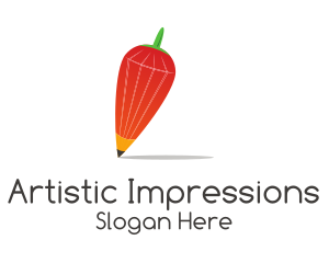 Illustrate - Chili Pen Pencil logo design