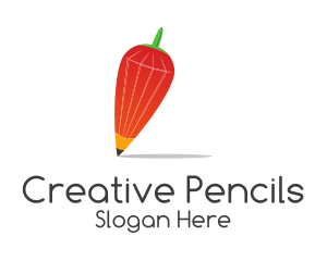 Chili Pen Pencil logo design