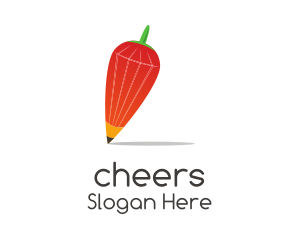 Spicy - Chili Pen Pencil logo design