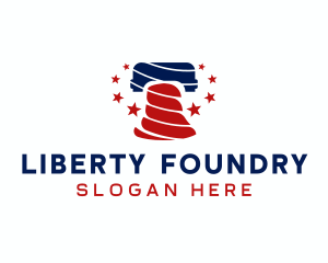 USA Liberty Bell logo design