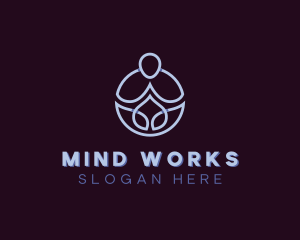 Meditation Yoga Spa logo design