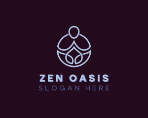 Meditation - Meditation Yoga Spa logo design