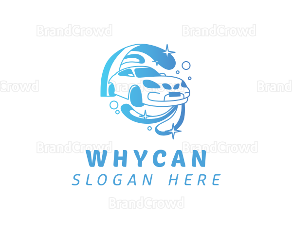 Blue Water Car Wash Logo
