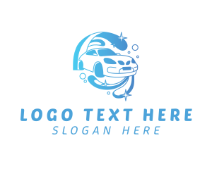 Car Service - Blue Water Car Wash logo design