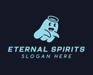 Ghost Halo Spirit logo design