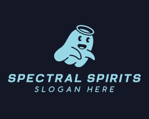 Ghost Halo Spirit logo design