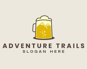 Outdoor Mountain Beer  logo design