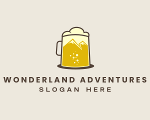 Outdoor Mountain Beer  logo design