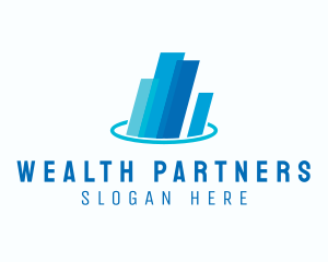 Finance Investment Stocks  logo design